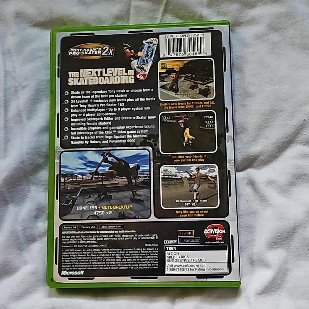 1/2 PRICE🔻Xbox Activision Tony Hawk Pro Skater 2